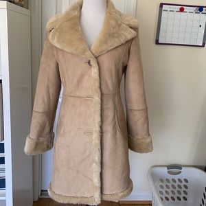 Larry Levine suede coat
